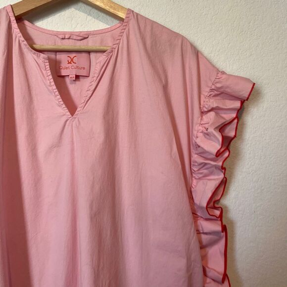 Quiet Culture Pink Petal Pajama Party Short Nightgown Dress Women's Size XS/S - Picture 3 of 6